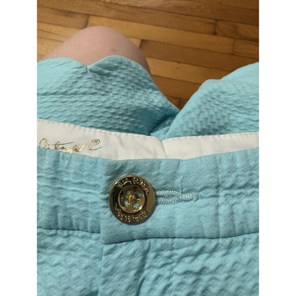 Lilly Pulitzer Size 4 Buttercup Shorts Light Blue - Picture 4 of 8